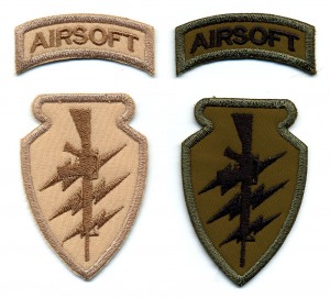 Airsoft custom patch