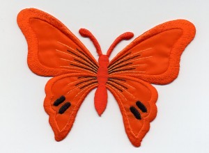 butterfly Butterfly embroidered patch