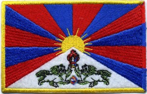 Flag of Tibet embroidery